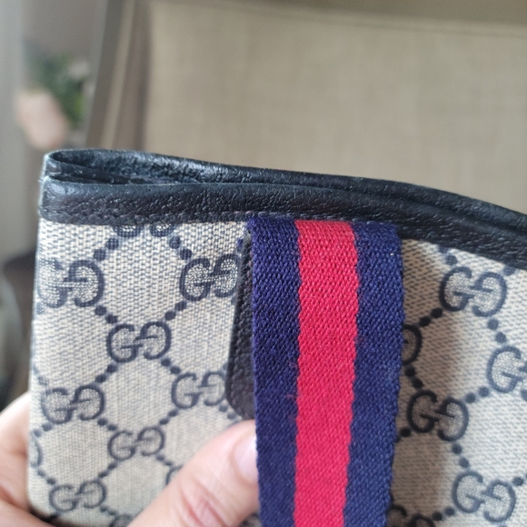 Authentic Gucci vintage web sherry line tote bag  16.002.44.87 (D07) - Picture 12 of 16